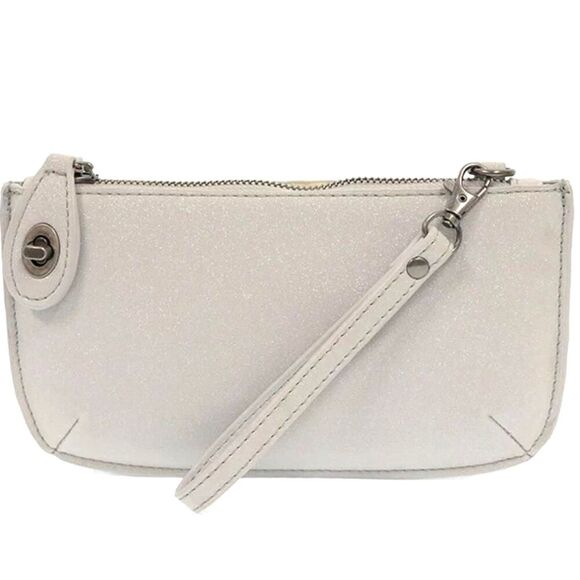Joy Susan Handbags - JOY SUSAN Women's Grey and Silver Bag Mini Crossbody Wristlet